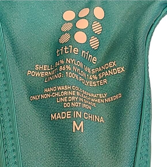 Title Nine Active Racer T back Top, Built-in Bra, Boho Moroccan | M - Picture 7 of 7